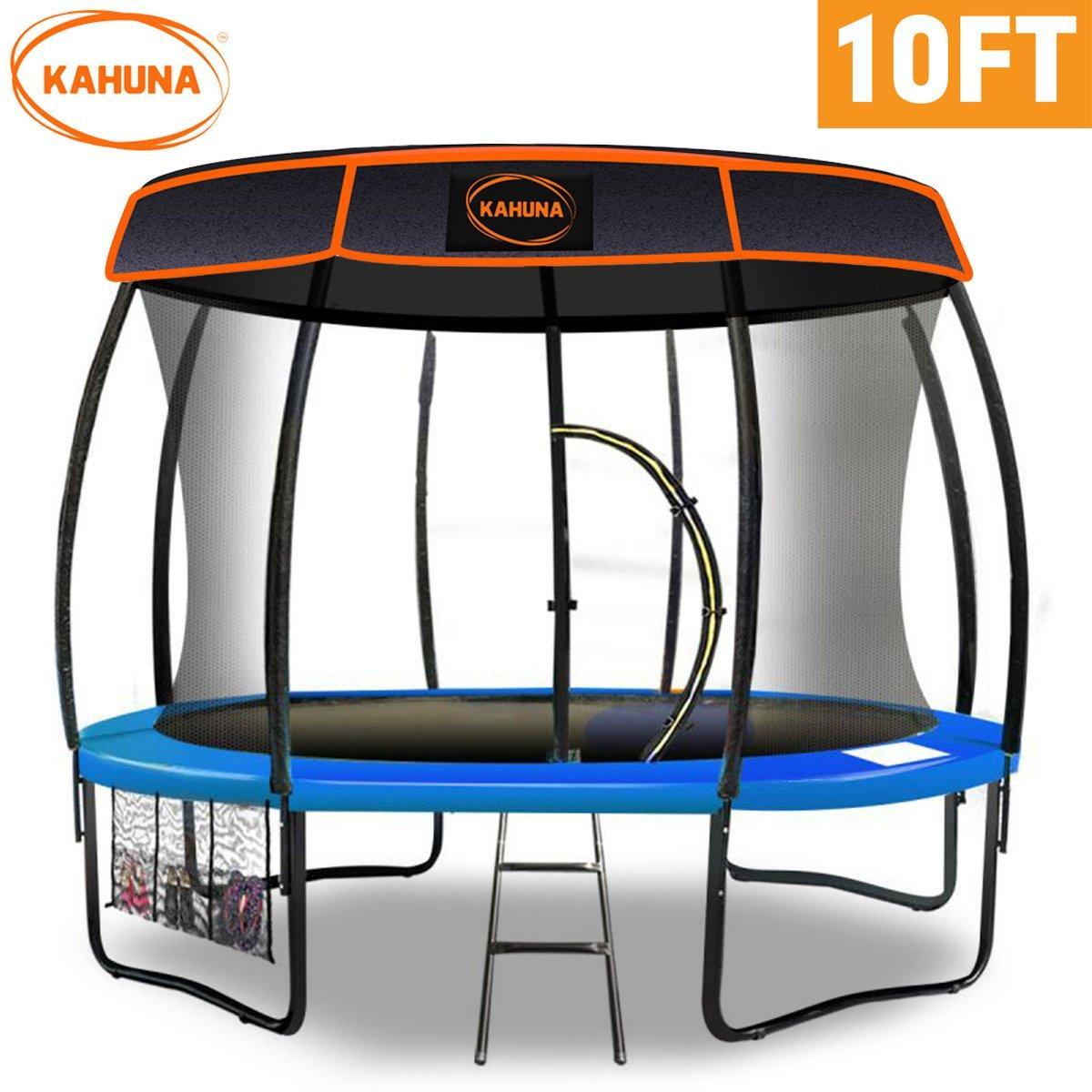 Kahuna Trampoline 10 ft Roof - Blue - John Cootes