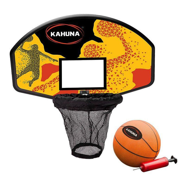 Kahuna Trampoline Basketball Ring Set with Mini Ball and Pump - John Cootes