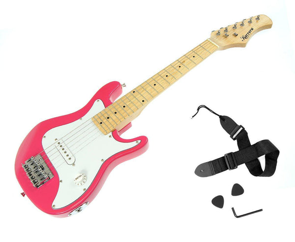 Karrera Electric Childrens Guitar Kids - Pink - John Cootes