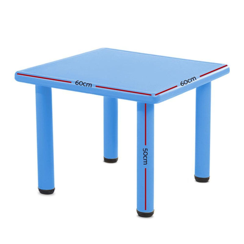 Keezi 60X60CM Kids Children Painting Activity Study Dining Playing Desk Table - John Cootes