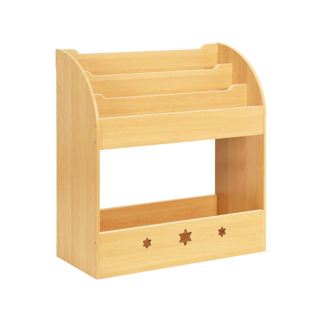 Keezi Kids Bookshelf Children Toys Storage Shelf Rack Organiser Bookcase Display - John Cootes