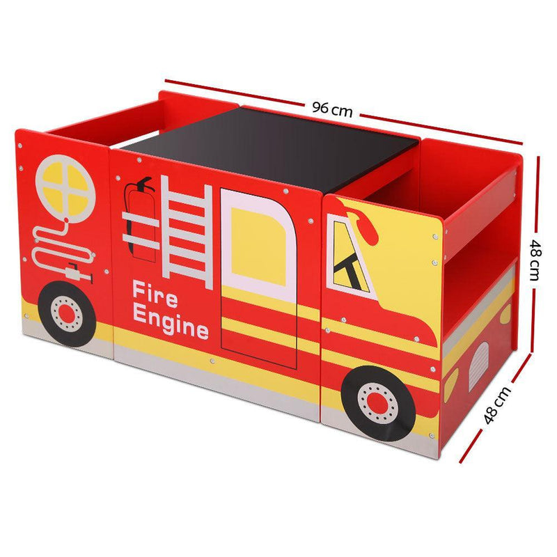 Keezi Kids Fire Truck Table & Chair Set - John Cootes