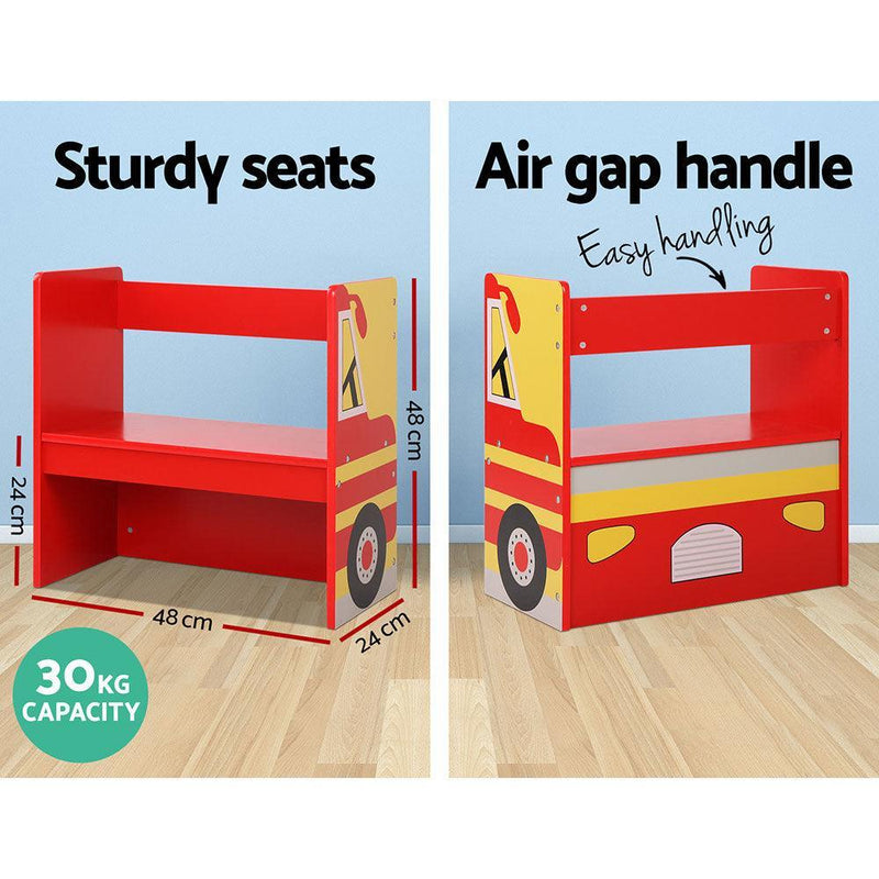 Keezi Kids Fire Truck Table & Chair Set - John Cootes