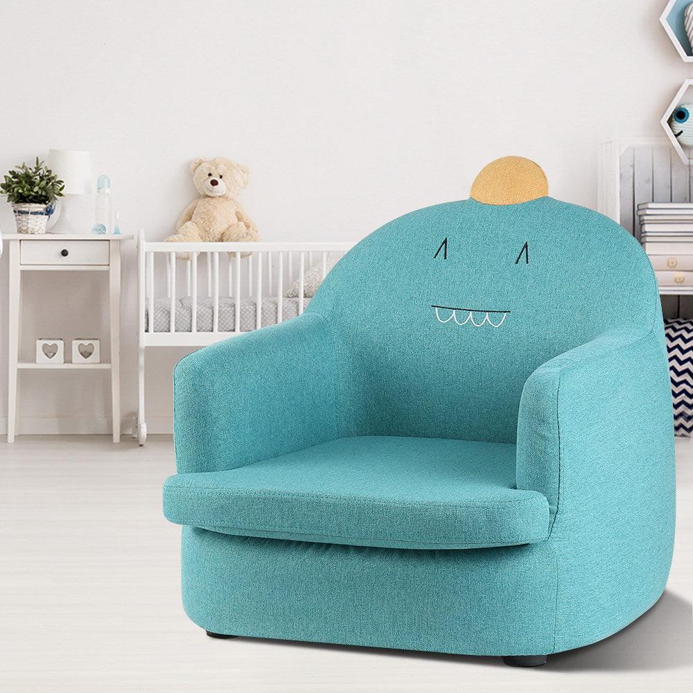 Keezi Kids Sofa Toddler Couch Lounge Chair Children Armchair Fabric Furniture - John Cootes