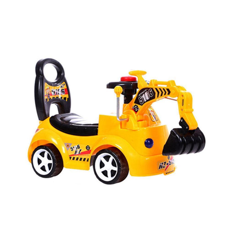 Kid Excavator Ride On Digger Toy Children Pretend Play Bulldozer Loader Car Gift - John Cootes