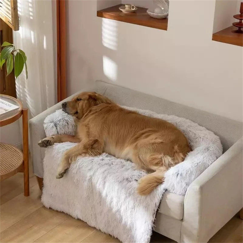 Kids Pet Sofa Bed Dog Cat Calming Waterproof Sofa Cover Protector Slipcovers XL - John Cootes