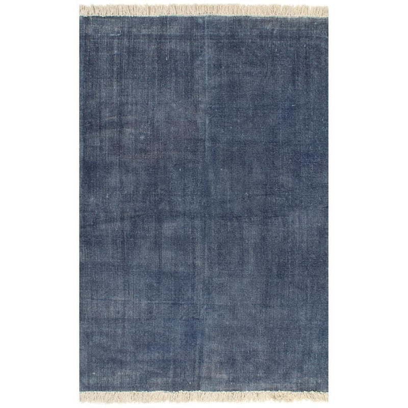 Kilim Rug Cotton 120x180 Cm Blue - John Cootes