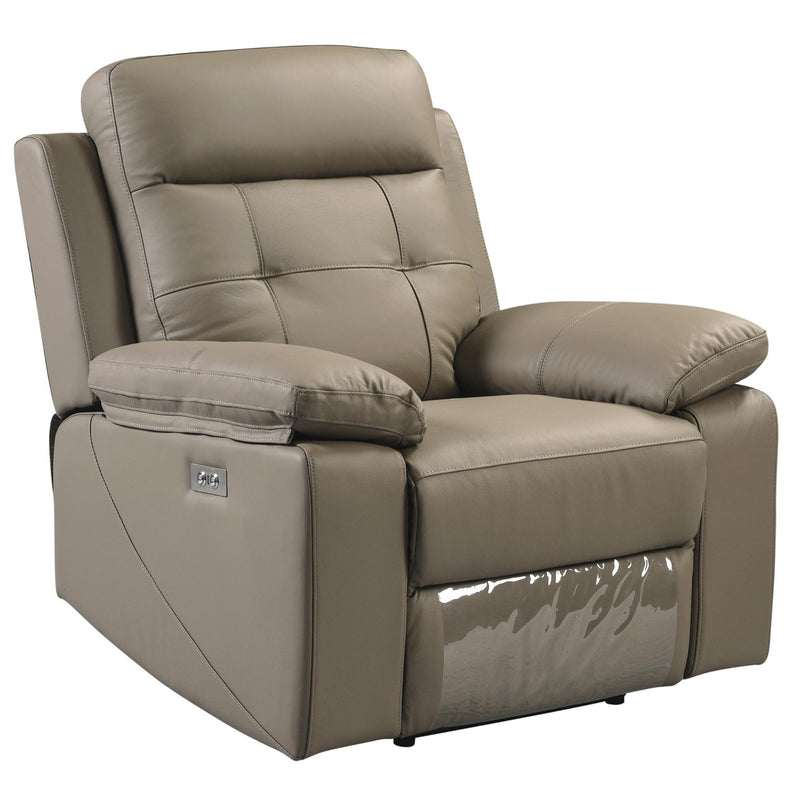 Kingsman 1 + 1 Seater Electric Recliner Sofa Genuine Leather Home Theater Lounge - John Cootes