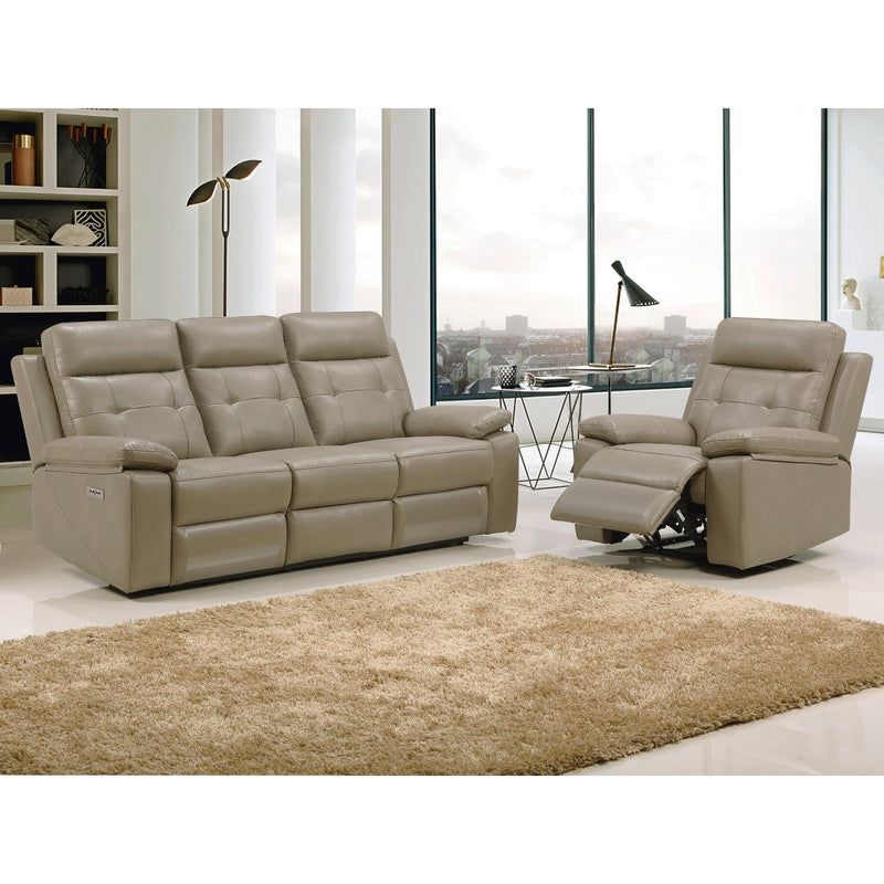 Kingsman 1 Seater Electric Recliner Sofa Genuine Leather Home Theater Lounge - John Cootes