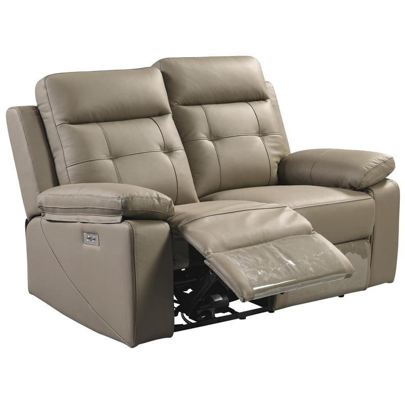 Kingsman 2 + 1 Seater Electric Recliner Sofa Genuine Leather Home Theater Lounge - John Cootes