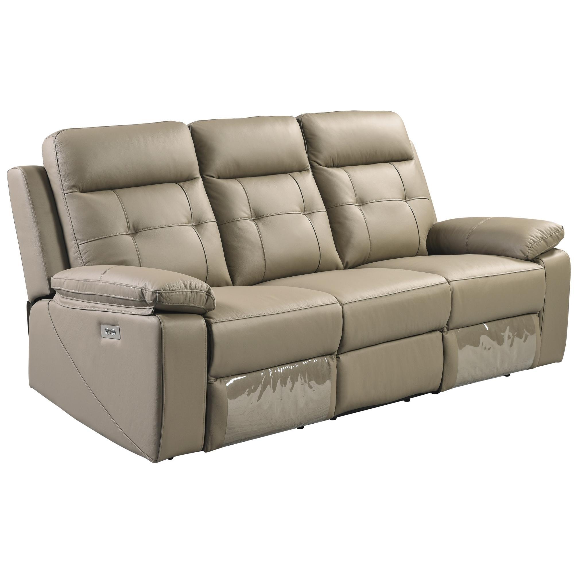 Kingsman 3 + 2 Seater Electric Recliner Sofa Genuine Leather Home Theater Lounge - John Cootes