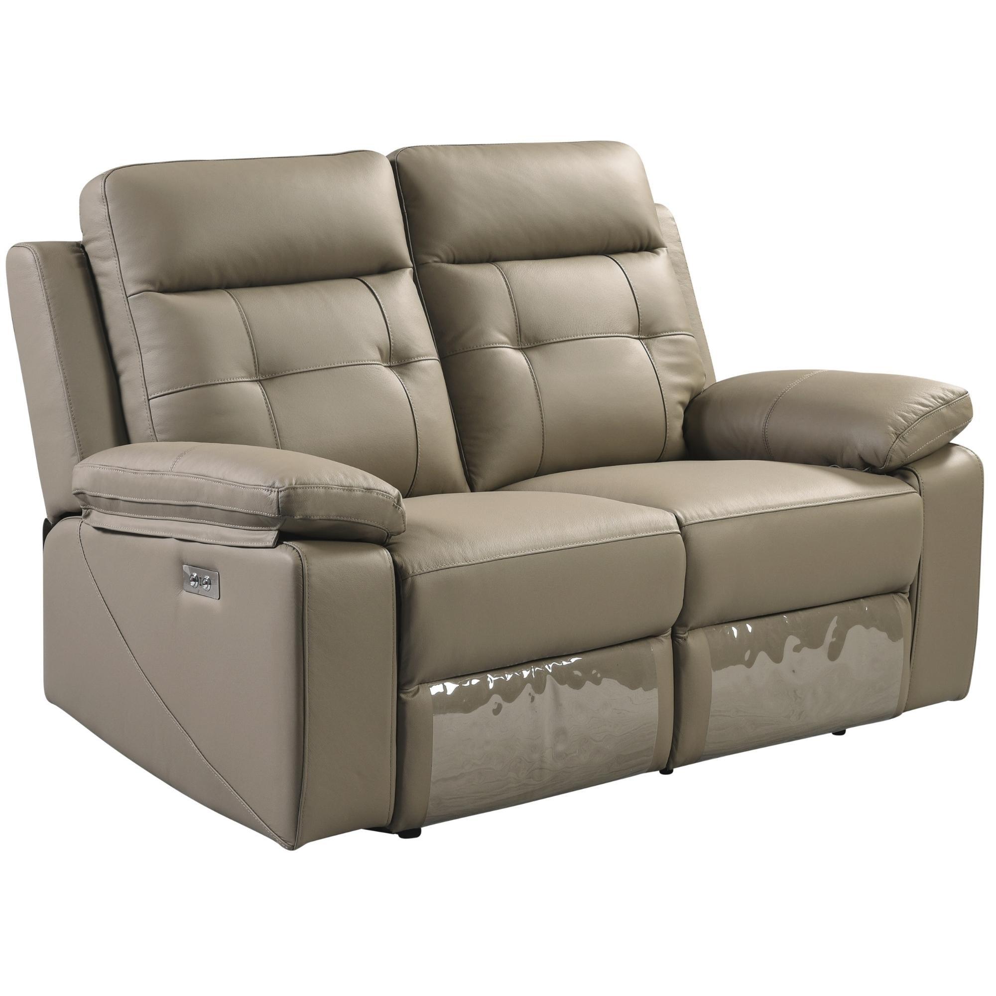 Kingsman 3 + 2 Seater Electric Recliner Sofa Genuine Leather Home Theater Lounge - John Cootes