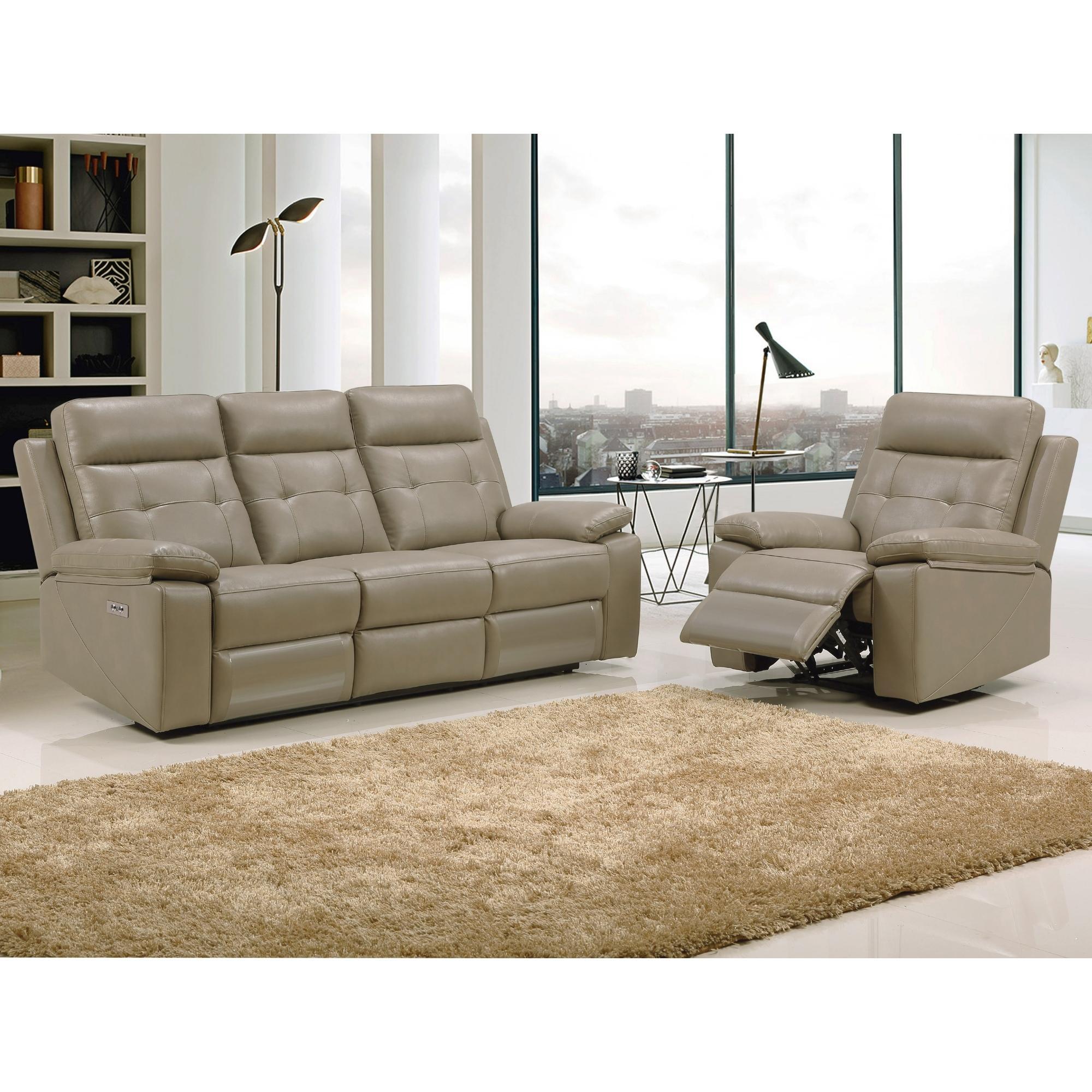 Kingsman 3 Seater Electric Recliner Sofa Genuine Leather Home Theater Lounge - John Cootes