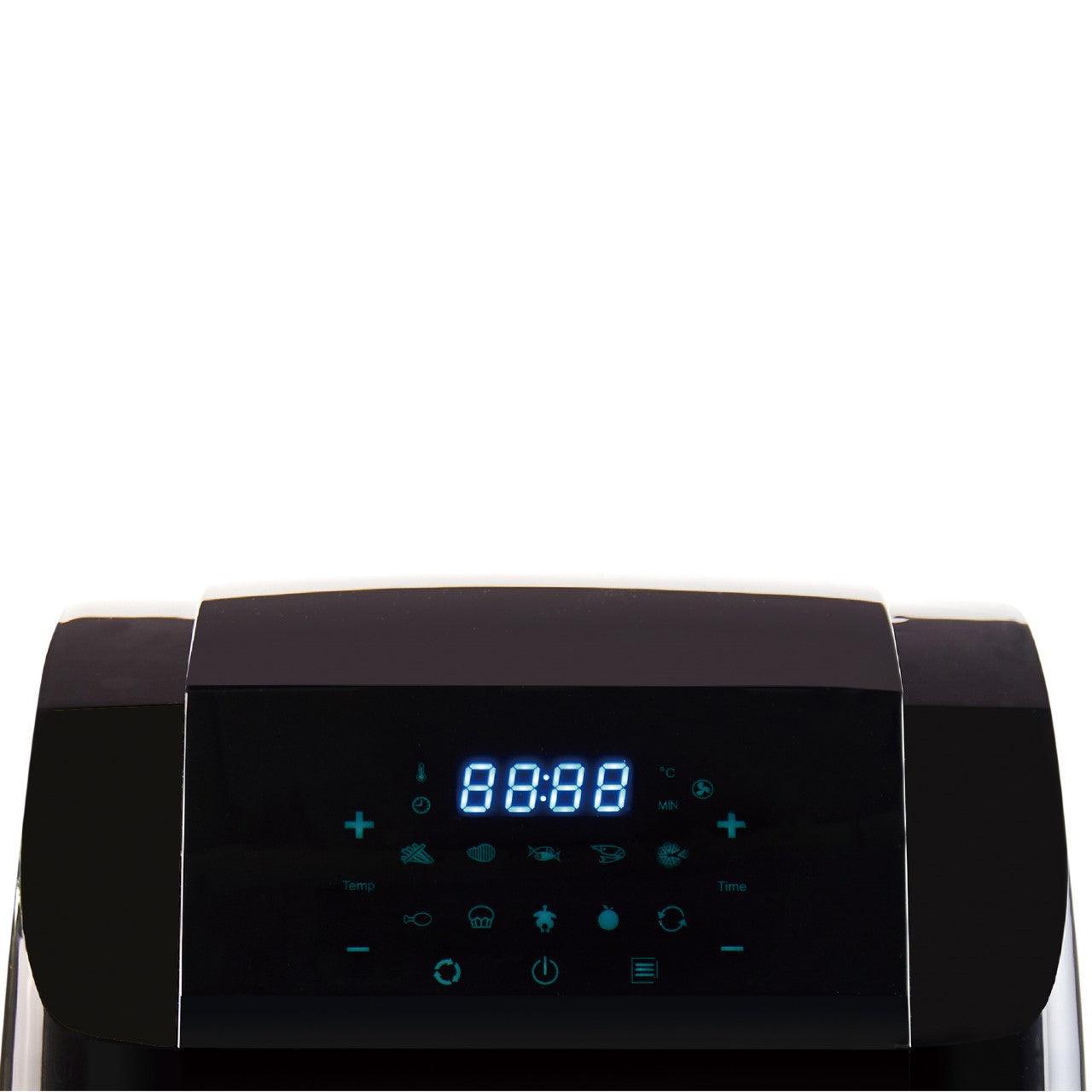 Kitchen Couture Air Fryer 14 Litre Multifunctional Digital Display Black 14 Litre Black - John Cootes