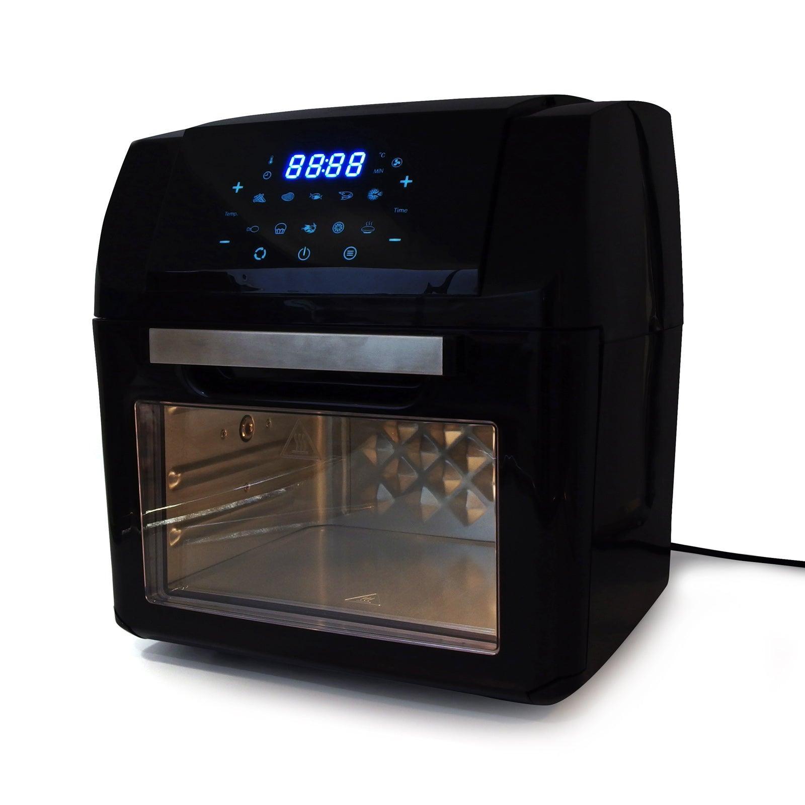 Kitchen Couture Air Fryer 14 Litre Multifunctional Digital Display Black 14 Litre Black - John Cootes