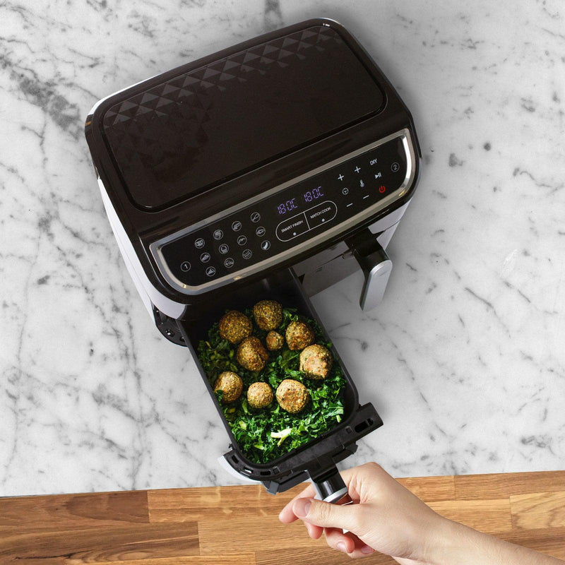 Kitchen Couture DUO 2-Basket 12-in-1 Digital Air Fryer 2 x 4.5 Litre LED Display - John Cootes