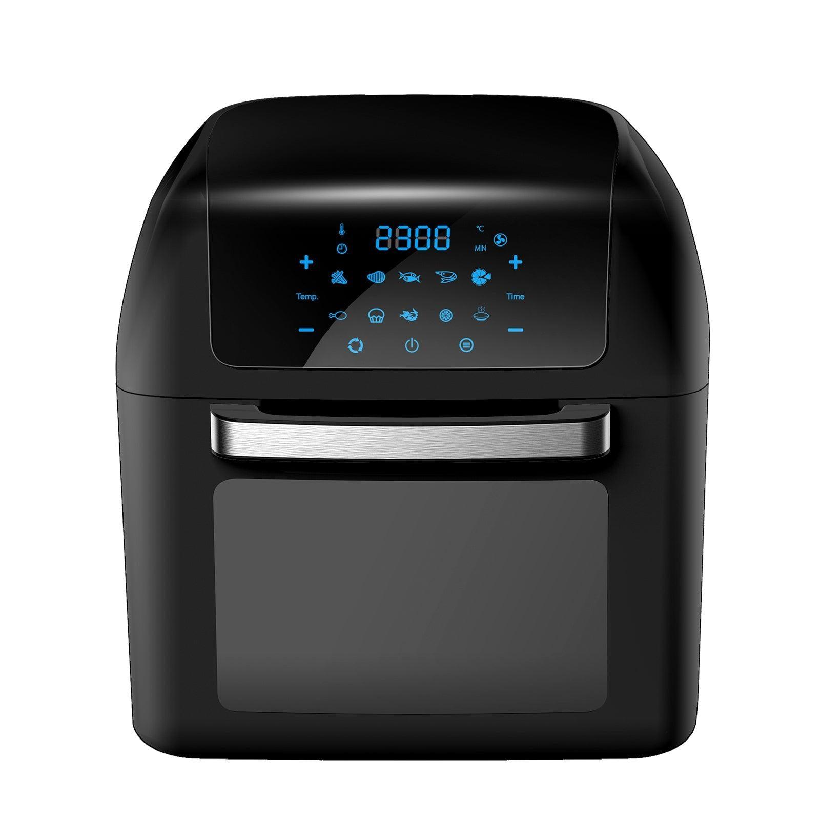 Kitchen Couture Healthy Options 13 Litre Air Fryer 10 Presets LCD Display Black 13 Litre Black - John Cootes
