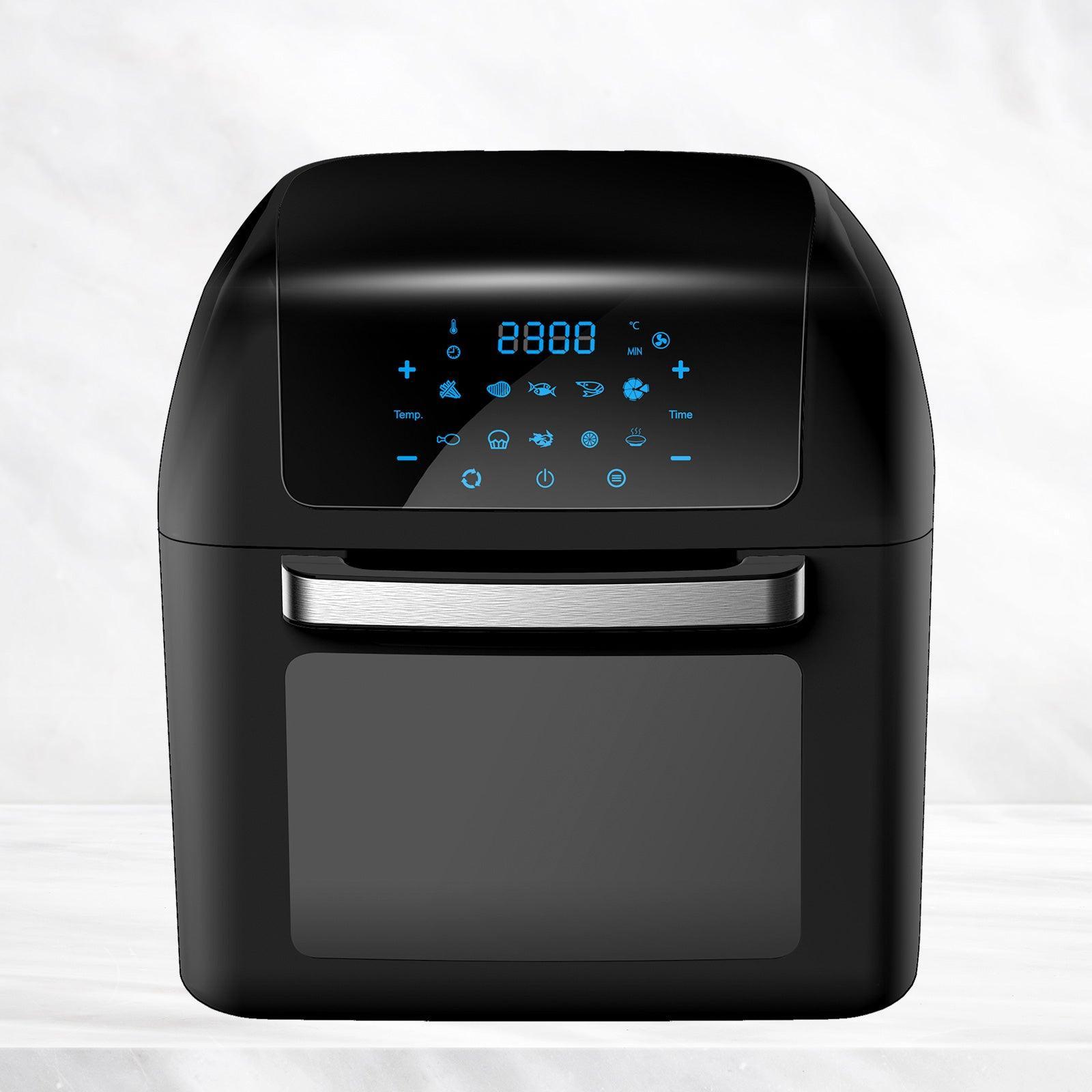 Kitchen Couture Healthy Options 13 Litre Air Fryer 10 Presets LCD Display Black 13 Litre Black - John Cootes