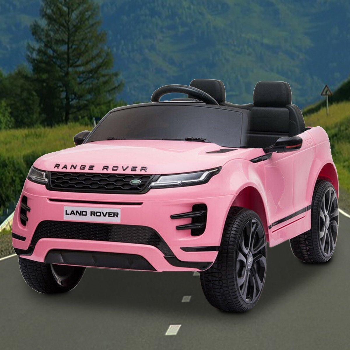 Land Rover Licensed Kids Electric Ride On Car Remote Control - Pink - John Cootes