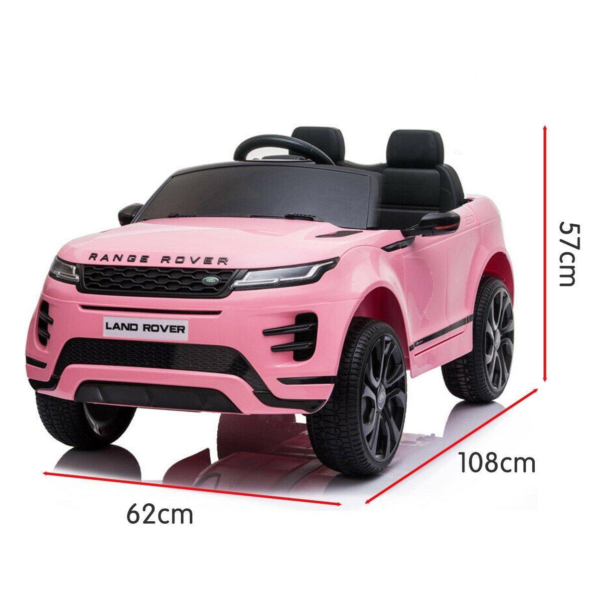 Land Rover Licensed Kids Electric Ride On Car Remote Control - Pink - John Cootes