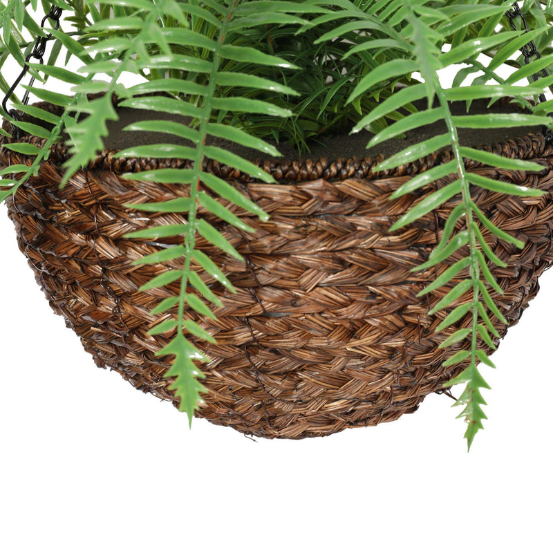 Large Artificial Hanging Basket (Fern Hanging Basket) - John Cootes