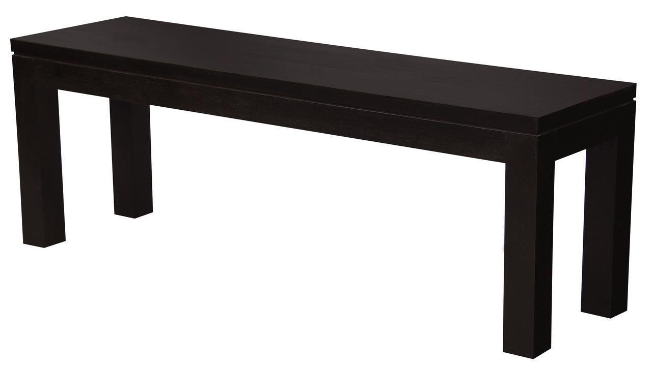 Large Tilda Solid Mahogany Bench (Chocolate) - John Cootes