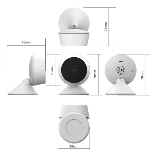 Laxihub M1 Home Security Camera Mini Indoor CCTV System Wireless Pets Baby Monitor Night Vision Cam - John Cootes