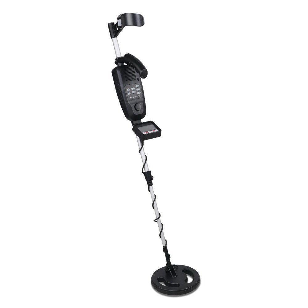 LCD Screen Metal Detector with Headphones - Black - John Cootes