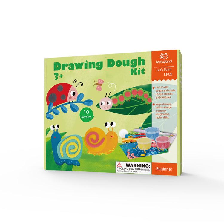 LET'S PAINT - DRAWING DOUGH CRAFT KIT - John Cootes