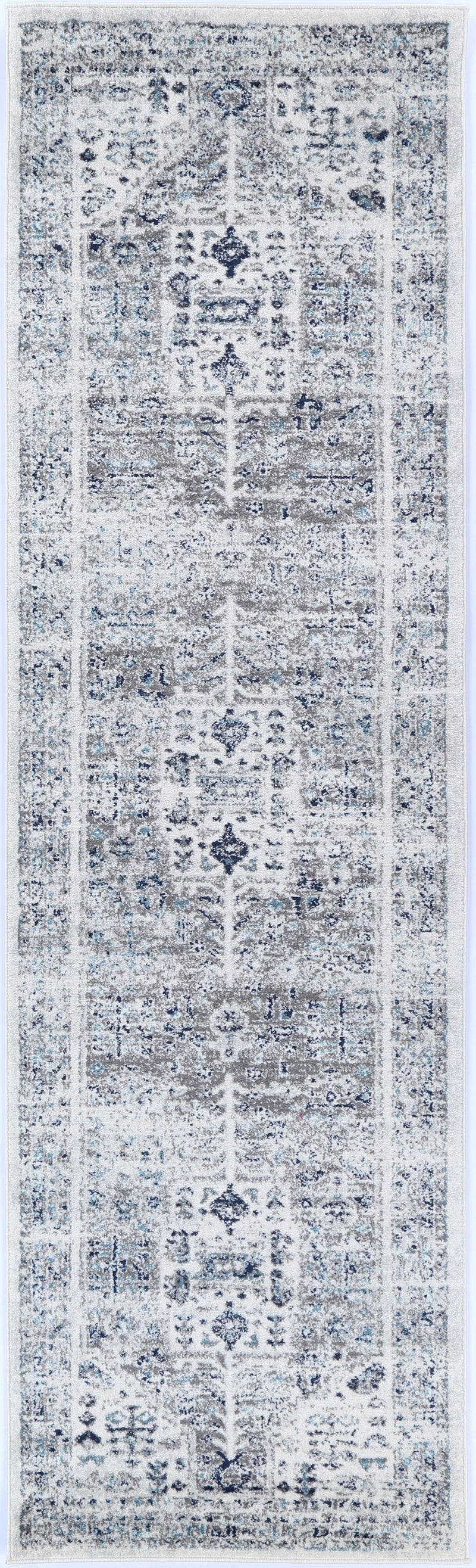 Ligures Cream Blue Traditional Rug 200X290cm - John Cootes