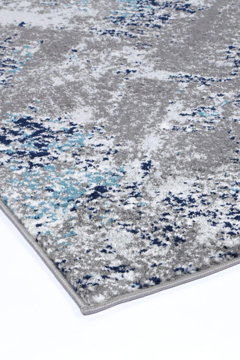 Ligures Grey Blue Rug 160X230cm - John Cootes