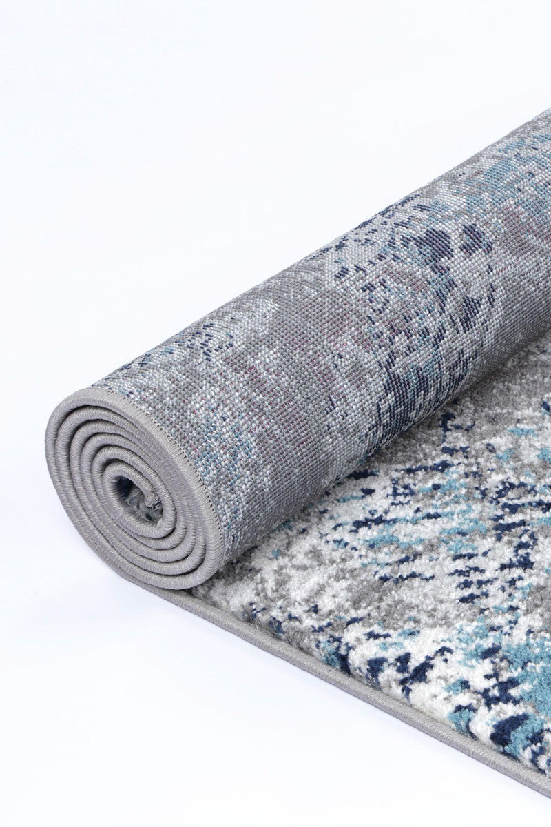 Ligures Grey Blue Rug 160X230cm - John Cootes