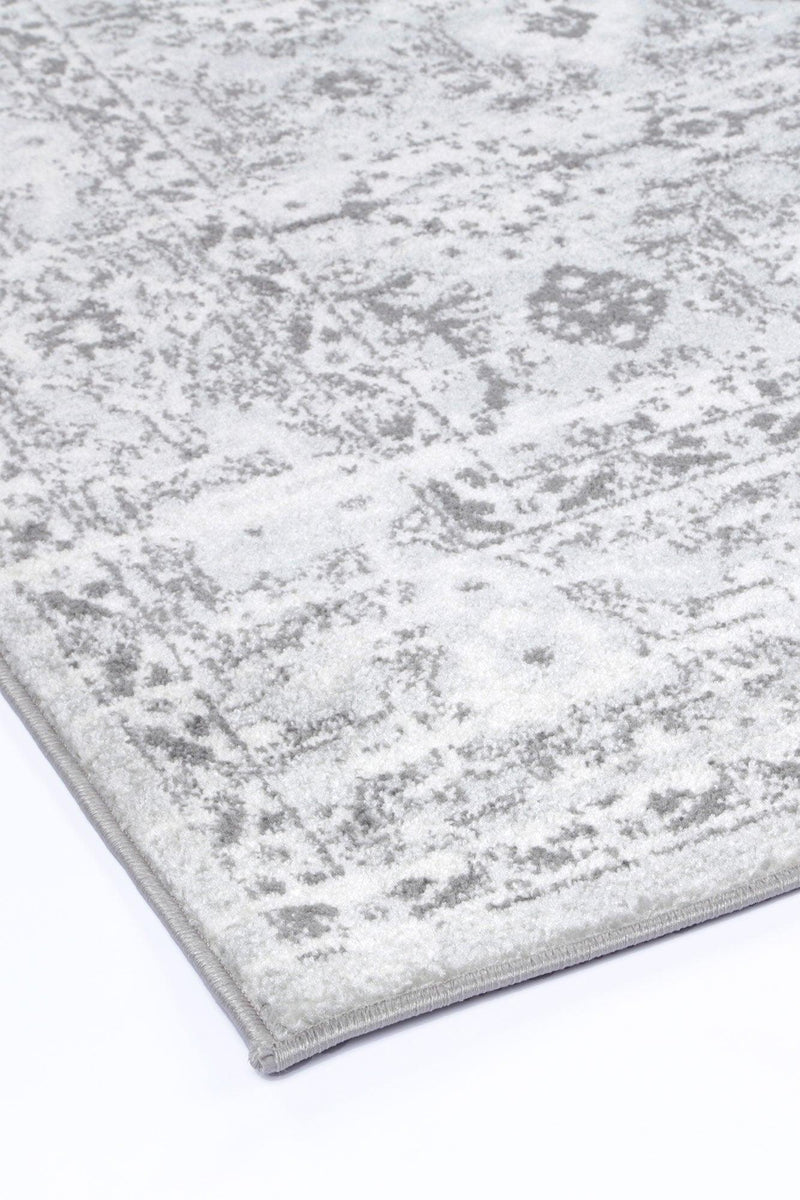 Ligures Grey White Ancient Rug 240X330cm - John Cootes