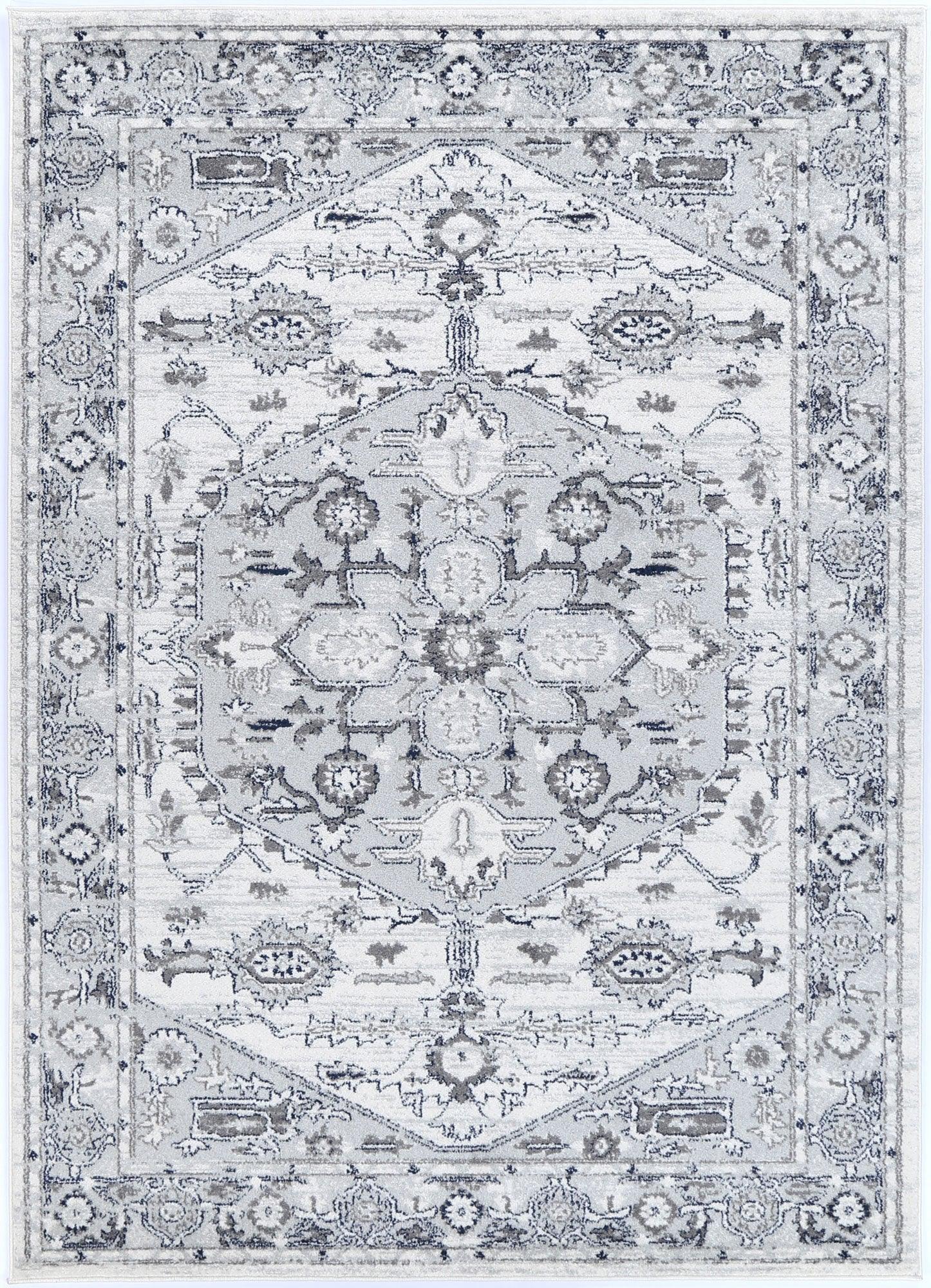 Ligures Grey White Rug 280X380cm - John Cootes