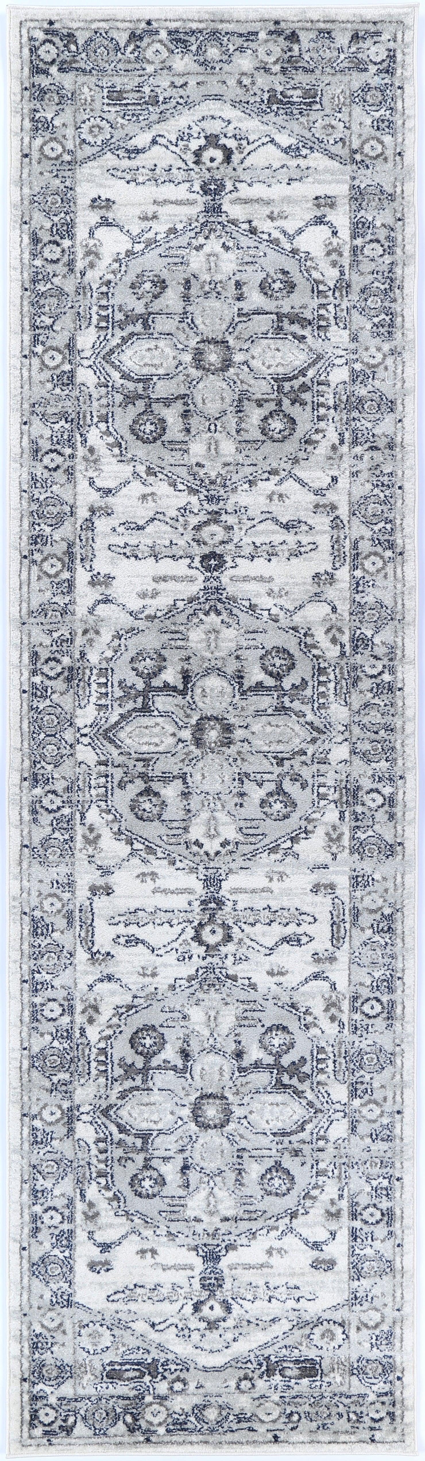 Ligures Grey White Rug 280X380cm - John Cootes