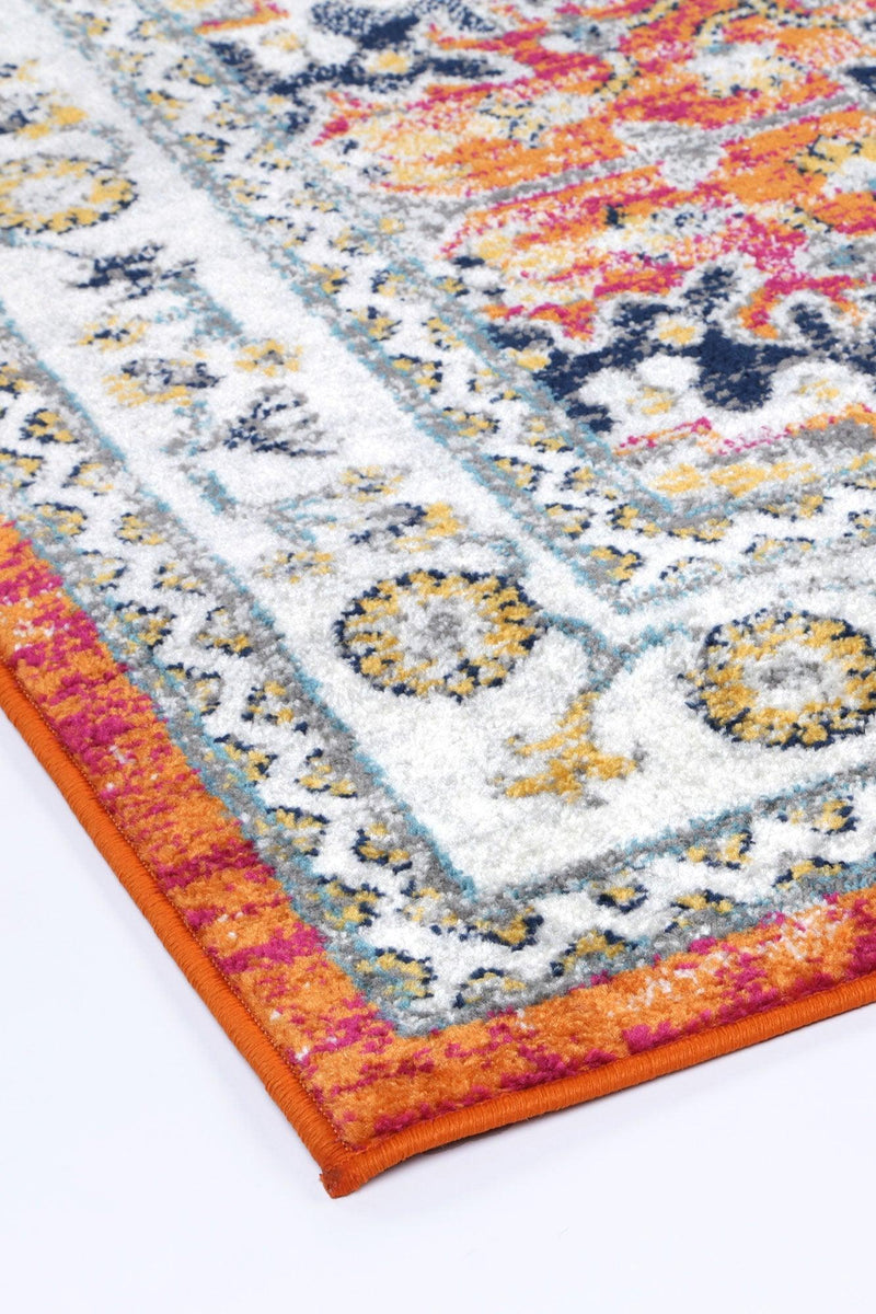 Ligures Rust Multi Traditional Rug 240X330cm - John Cootes