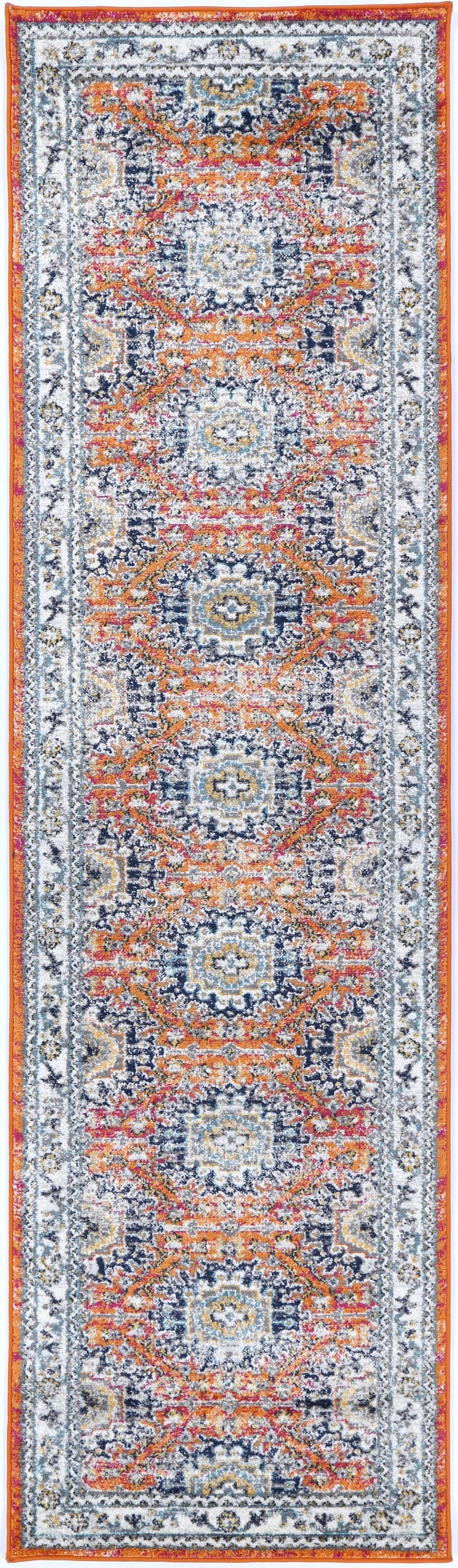 Ligures Rust Multi Traditional Rug 240X330cm - John Cootes