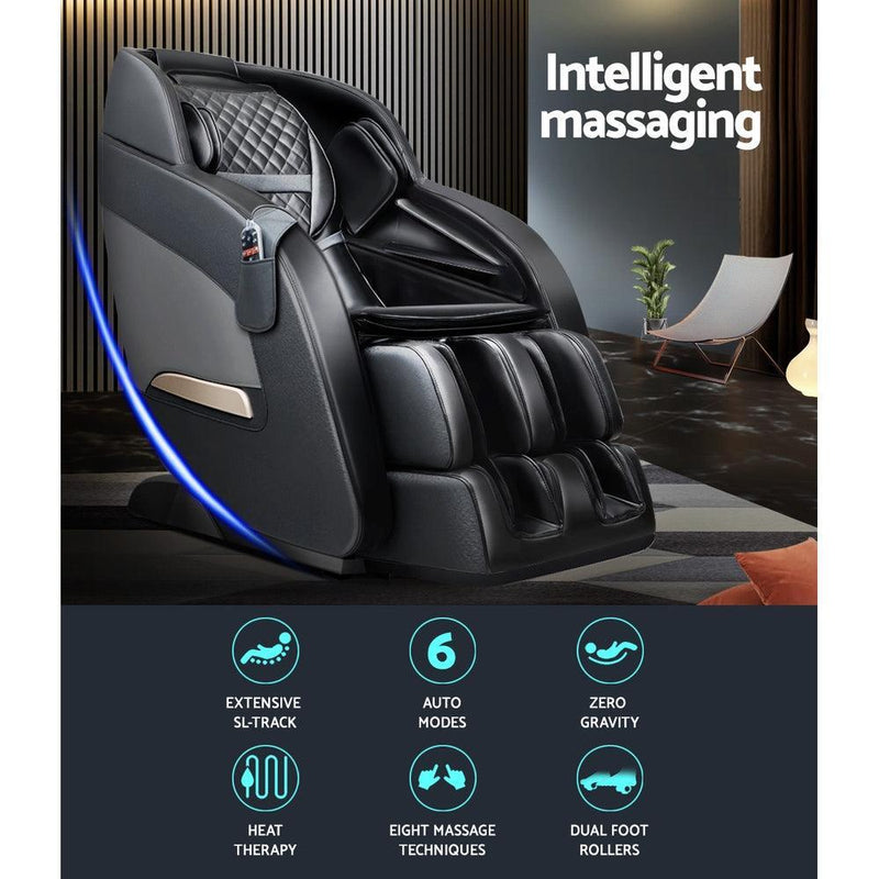 Livemor Electric Massage Chair Zero Gravity Recliner Shiatsu Heating Massager - John Cootes