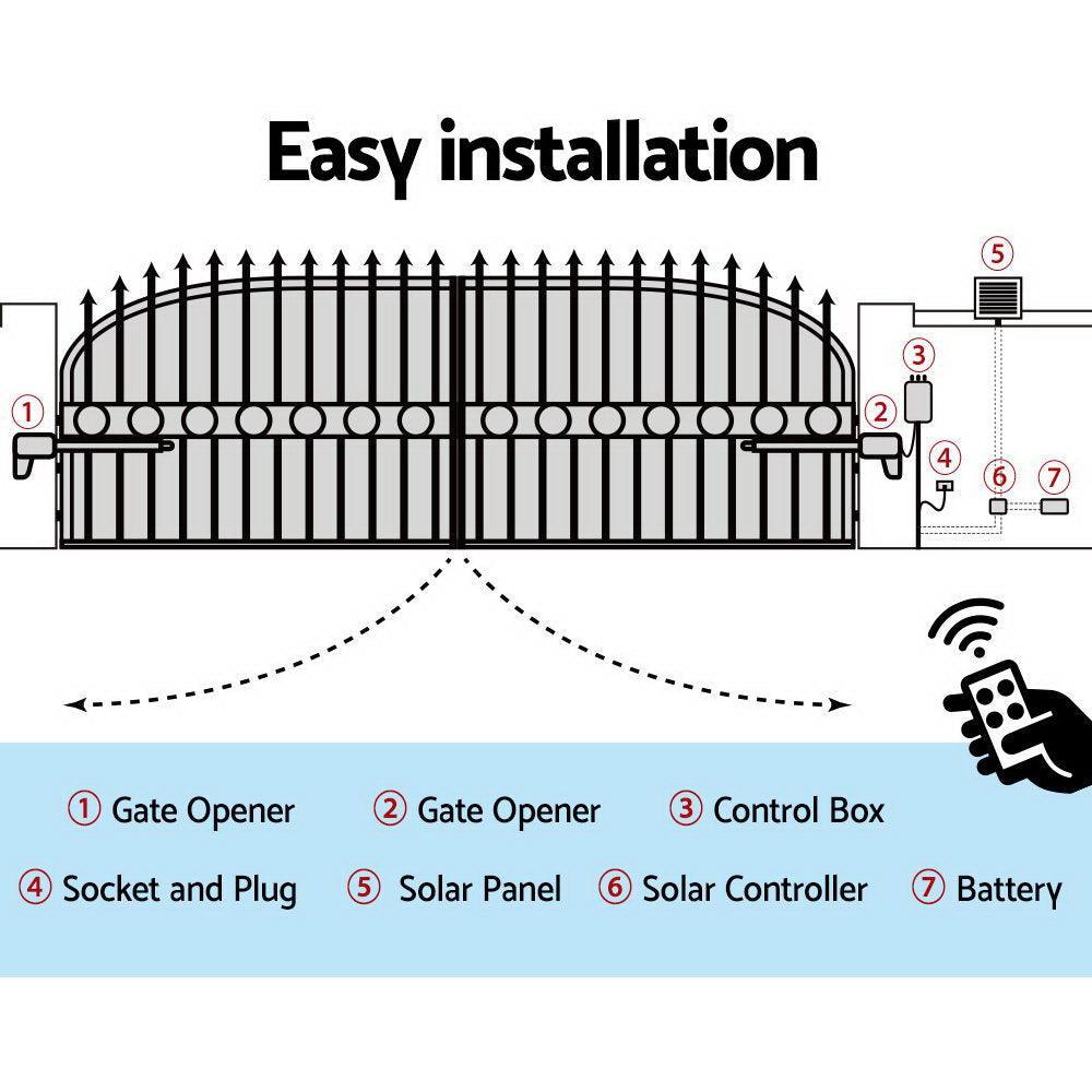 LockMaster Automatic Electrical Swing Gate Opener 1000KG - John Cootes