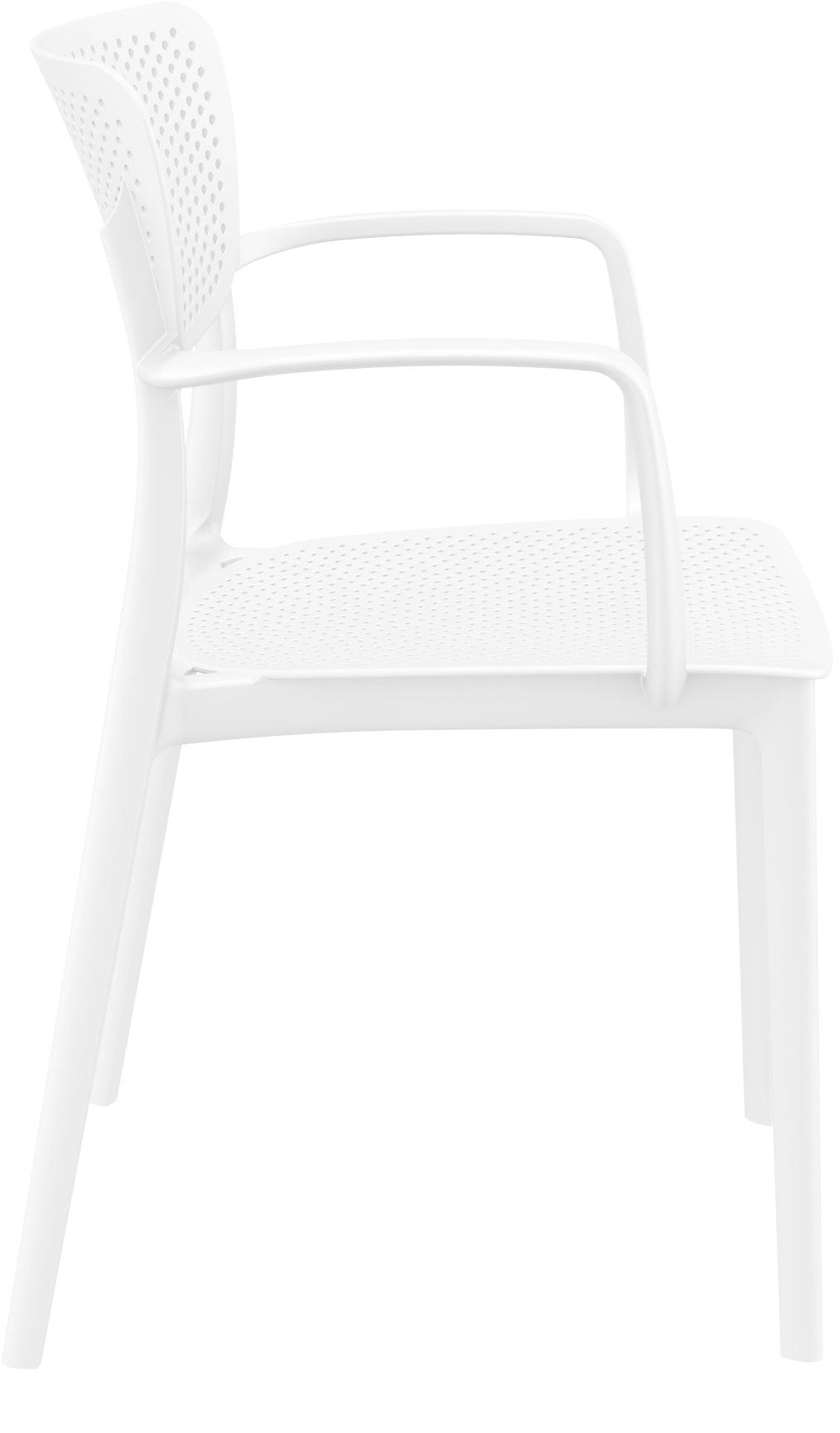 Loft Armchair - White - John Cootes