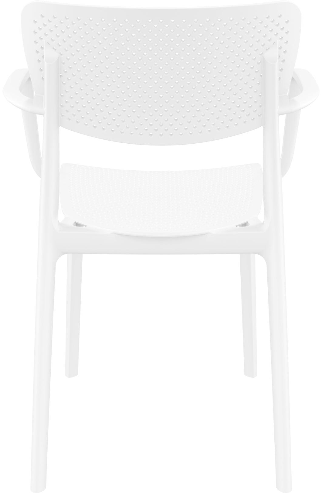 Loft Armchair - White - John Cootes