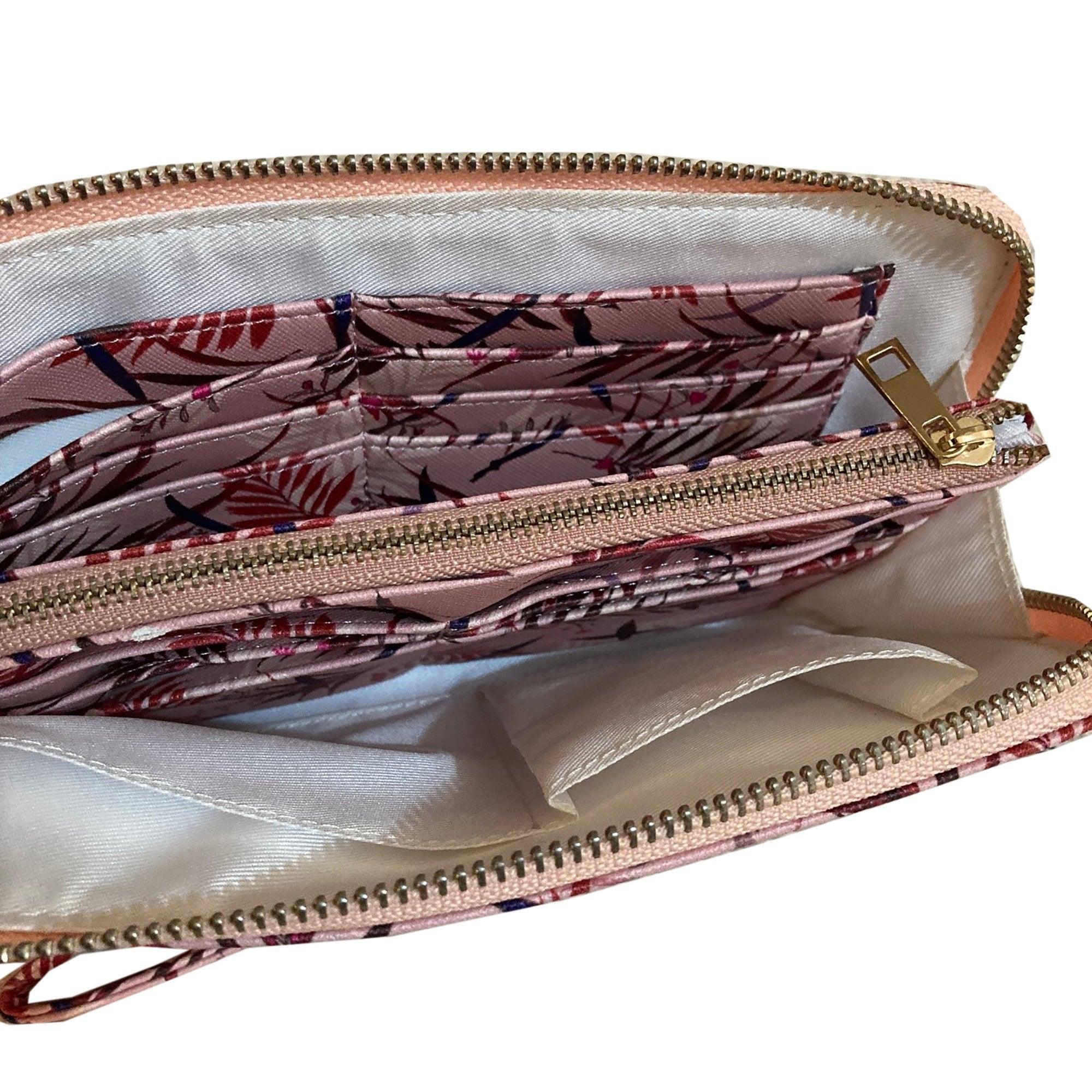 Long Double Wallet With Outside Zip Pocket-Parlour - John Cootes