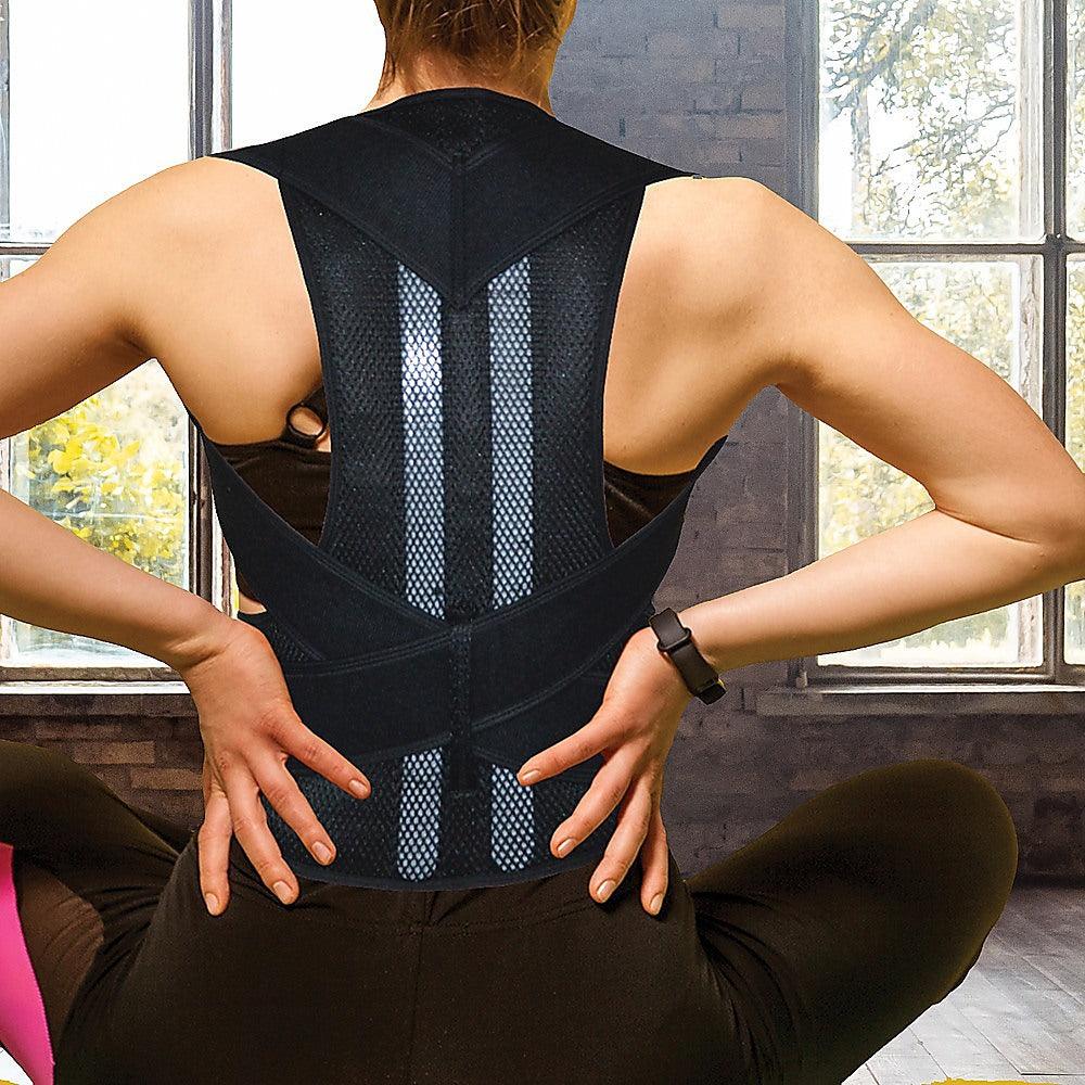 Lower Back Brace Unisex Posture Corrector Lumbar Support - Medium - John Cootes