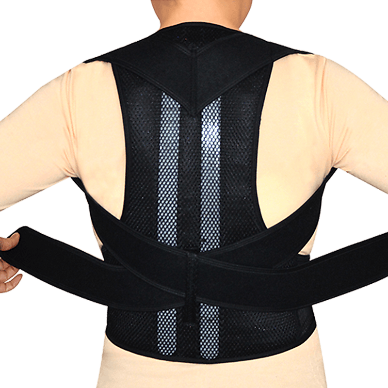 Lower Back Brace Unisex Posture Corrector Lumbar Support - Medium - John Cootes