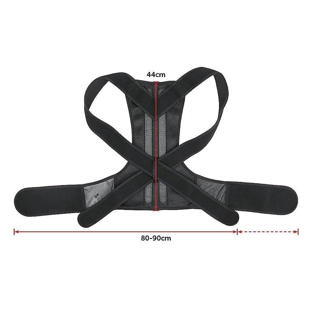 Lower Back Brace Unisex Posture Corrector Lumbar Support - Medium - John Cootes