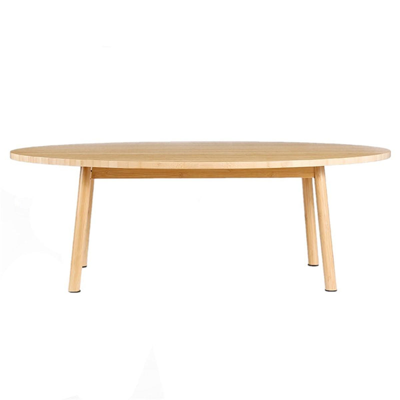 Lucina Japaness Style Bamboo Oval Coffee Table - John Cootes
