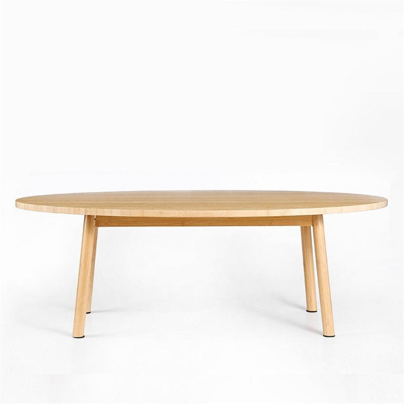 Lucina Japaness Style Bamboo Oval Coffee Table - John Cootes