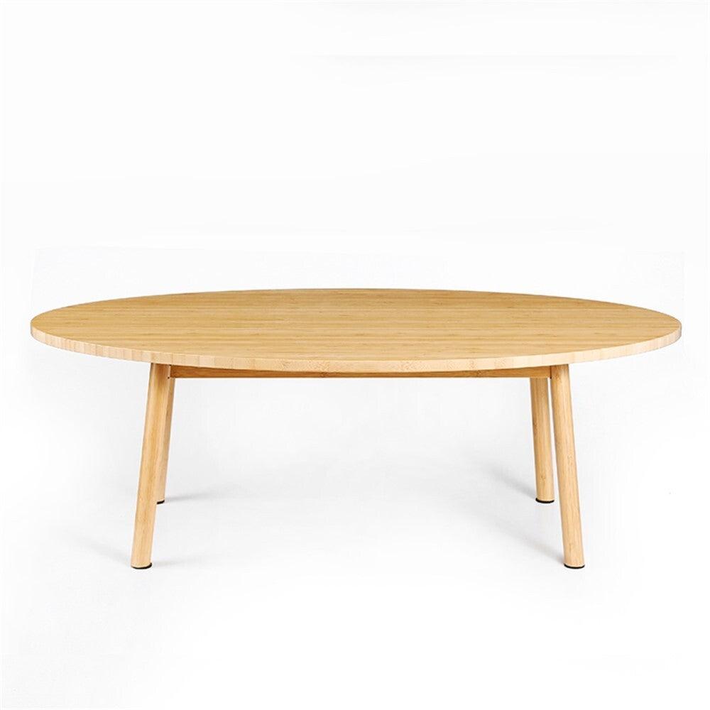 Lucina Japaness Style Bamboo Oval Coffee Table - John Cootes