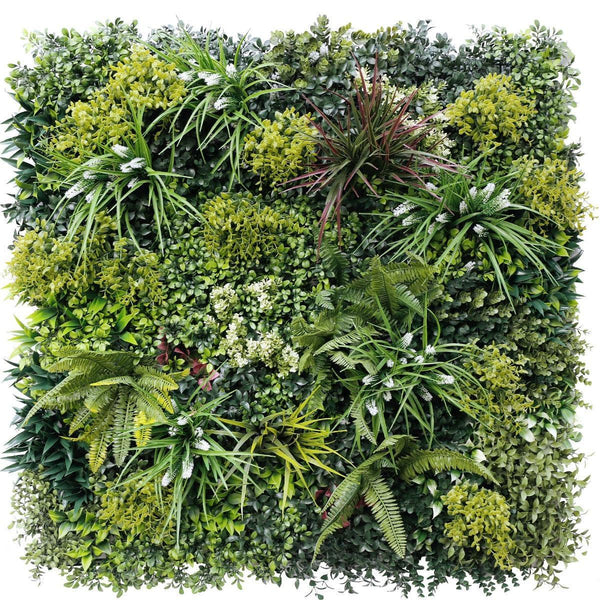Lush Spring Vertical Garden / Green Wall UV Resistant 100cm x 100cm - John Cootes