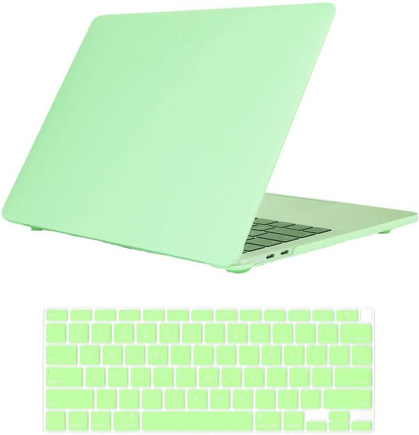 MacBook Air 13 Inch Case 2020 2019 2018, A1932, A2179, A2337 Shell Case Keyboard Cover Green - John Cootes
